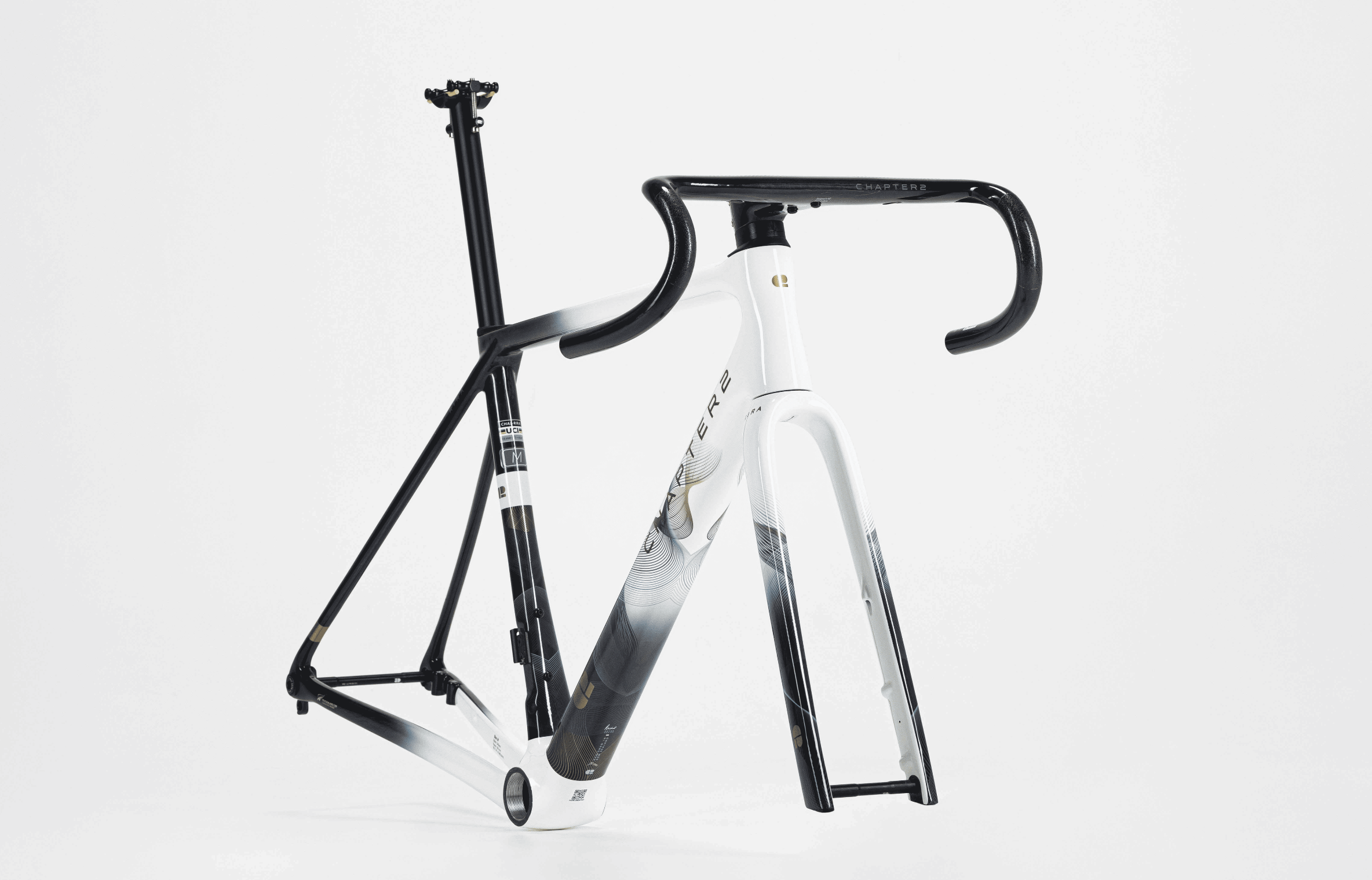 RIRA WHITE FADE W/SWIRLS Frameset – Chapter2 USA